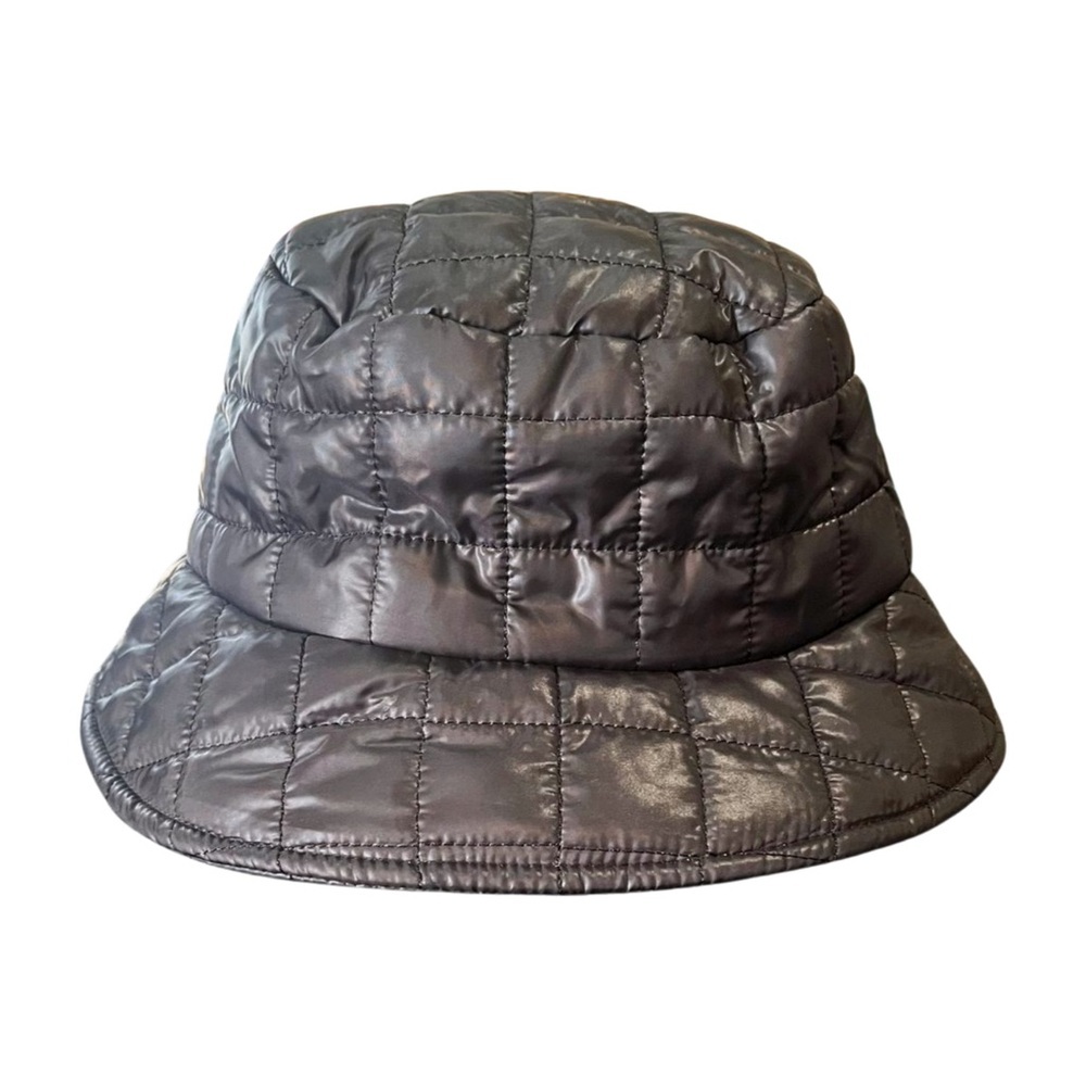 Vero Moda Y2K Black Quilted Bucket Hat